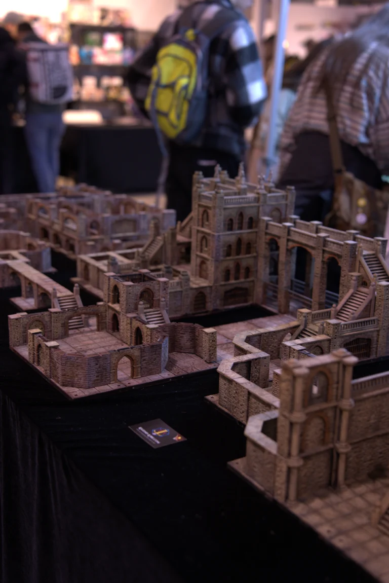 3D Legends modular gothic fortress tabletop miniature terrain layout